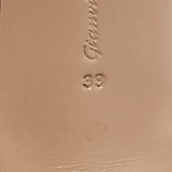 Gianvito Rossi Pink Leather and PVC Plexi Pumps Size 39
