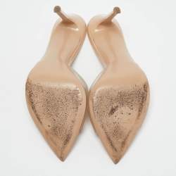 Gianvito Rossi Transparent PVC Elle Mules Size 39