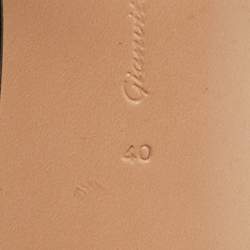 Pre Owned Gianvito Rossi Black PVC Betty Platform Mules Size 40