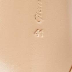 Gianvito Rossi Beige Patent Leather Gianvito Pointed Toe Pumps Size 41