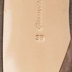 Gianvito Rossi Dark Grey Suede Gianvito Pointed Toe Pumps Size 39