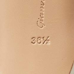 Gianvito Rossi Grey Satin Gianvito Pointed Toe Pumps Size 38.5