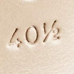 Pre Owned Gianvito Rossi Iridescent Leather and  PVC Ankle Strap Pumps  Size 40.5