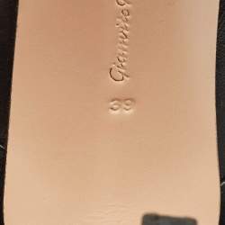 Pre Owned Gianvito Rossi Black Leather Ankle Length Boots Size 39