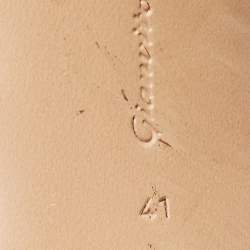 Pre Owned Gianvito Rossi Metallic Gold Leather Giza Wrapped Sandals Size 41