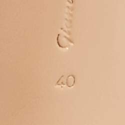 Pre Owned Gianvito Rossi Black Patent Leather Peep Toe Slide Sandals Size 40