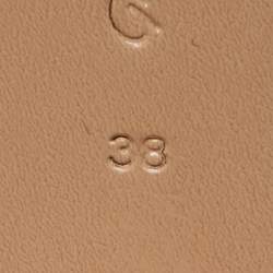 Pre Owned Gianvito Rossi Beige PVC  Cosmic Mules Size 38