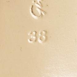 Pre Owned Gianvito Rossi Tricolor Suede Colorblock Zip Ankle Length Boots Size 38