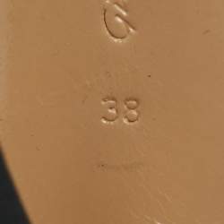 Pre Owned Gianvito Rossi Black Satin and Sequins Vamp Peep Toe Booties Size 38