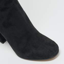 Pre Owned Gianvito Rossi Black Suede Knee Length Boots Size 39