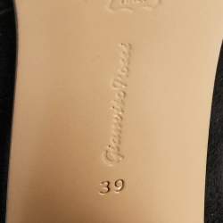 Pre Owned Gianvito Rossi Black Suede Knee Length Boots Size 39