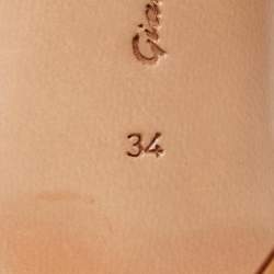 Pre Owned Gianvito Rossi Beige Gianvito Pointed Toe Pumps Size 34