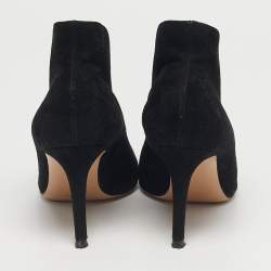 مملوكة مسبقًا حذاء بوت مخفي جيانفيتو روسي جلد أسود مقاس 35