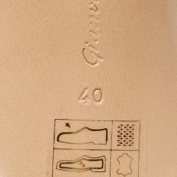 Pre Owned Gianvito Rossi Jaipur Green Satin Mules Size 40 