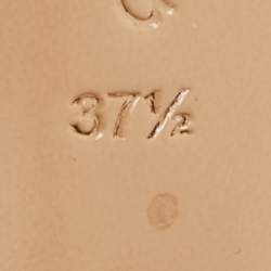 Pre Owned Gianvito Rossi Plexi Size 37.5 Green Patent Leather and PVC Pumps