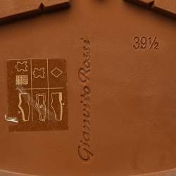 مملوكة مسبقًا Gianvito Rossi Size 39.5 Brown Leather Chelsea Boots