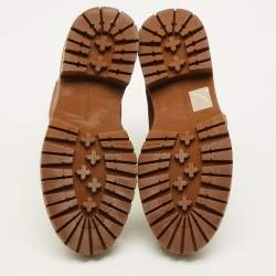 مملوكة مسبقًا Gianvito Rossi Size 39.5 Brown Leather Chelsea Boots