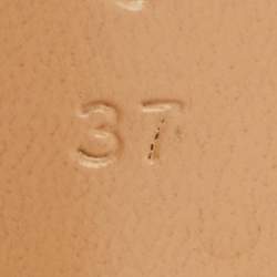 مملوكة مسبقًا Gianvito Rossi Size 37 Black/Beige Python Print Suede Slingback Pumps