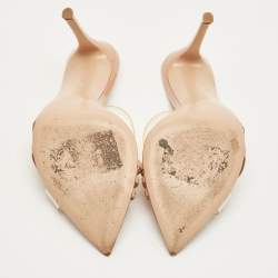 مملوكة مسبقًا صندل سلايد جيانفيتو روسي أيلي جلد وبي في سي بنفسجي مقاس 38