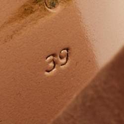 مملوكة مسبقًا صندل بحزام للكاحل بمشبك مقدمة مربعة جيانفيتو روسي شامواه بيج كعب عالي متوسط مقاس 39