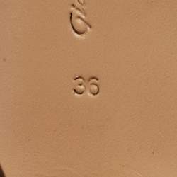 مملوكة مسبقًا Gianvito Rossi Size 36 Silver/Brown Python Leather Mules