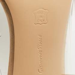 مملوكة مسبقًا Gianvito Rossi Plexi Size 38 Gold/Transparent  Leather and PVC Pumps