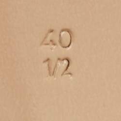 Pre Owned حذاء كعب عالي جيانفيتو روسي مقدمة مدببة سويدي كاكي بيج مقاس 40.5