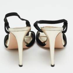 Pre Owned Gianvito Rossi Camoscio Size 38 Black Suede Slingback Sandals