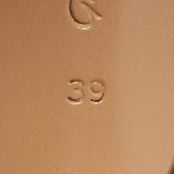 Pre Owned Gianvito Rossi Portofino Size 39 Grey Suede Ankle Strap Sandals