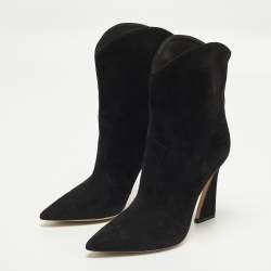 مملوكة مسبقًا بوت للكاحل جيانفيتو روسي سويدي أسود مقاس 39