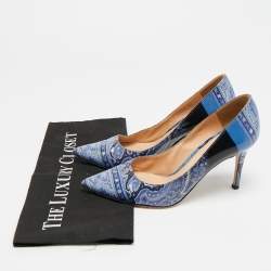 Pre Owned حذاء كعب عالي جيانفيتو روسي جيانفيتو 105 ساتان أسود مقاس 37.5