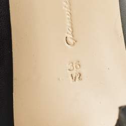 Pre Owned حذاء كعب عالي جيانفيتو روسي سويدي أسود مقدمة مدببة مقاس 39