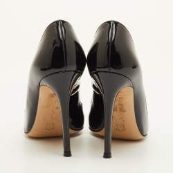 Pre Owned Gianvito Rossi Gianvito Size 36 Black Patent Leather Pointed Toe Pumps