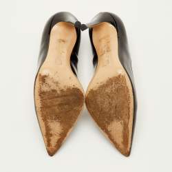 Pre Owned Gianvito Rossi Gianvito Size 36 Black Patent Leather Pointed Toe Pumps