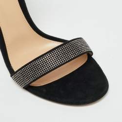 مملوكة مسبقًا صندل جيانفيتو روسي شيري بورتوفينو سويدي بيج سير كاحل مقاس 36