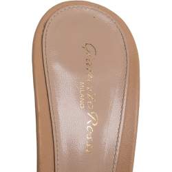 Pre Owned Gianvito Rossi PVC Leather Elle Slide Sandals Size 40