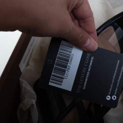 Pre Owned Gianvito Rossi Black Leather And PVC Plexi Transparent Sandals Size 35.5