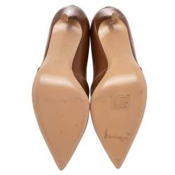 Pre Owned Gianvito Rossi Brown Leather Mable Boots Size 40