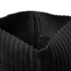 Pre Owned Gianvito Rossi Black Stretch Fabric Fiona Over The Knee Boots Size 36.5