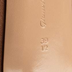 Pre Owned Gianvito Rossi Dusty Pink Suede Fanny Pointed-Toe Mules Size 39.5