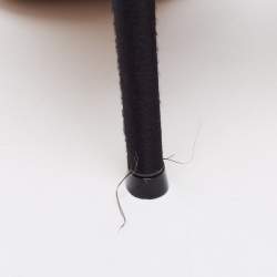 Pre Owned Gianvito Rossi Black Satin And PVC Plexi Pumps Size 39