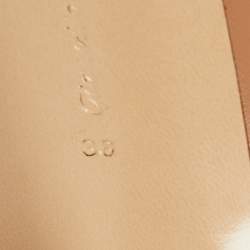 Pre Owned Gianvito Rossi Beige Leather Pointed Toe Pumps Size 36