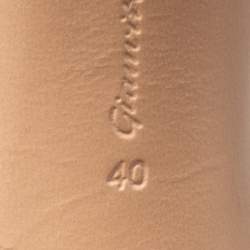 Pre Owned Gianvito Rossi Grey Suede Pointed Toe Pumps Size 40