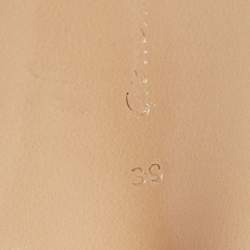 Pre Owned Gianvito Rossi Black  Suede Debbie Chain Ankle Strap Sandals Size 39