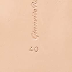 Pre Owned Gianvito Rossi Red Patent Leather Ankle Strap Sandals Size 40