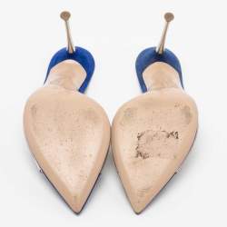 Pre Owned Gianvito Rossi Transparent PVC Elle Slide Sandals Size 37.5