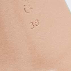 Pre Owned Gianvito Rossi Green PVC Elle Sandals Size 38