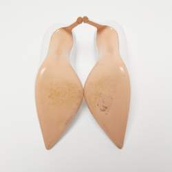 مملوكة مسبقًا Gianvito Rossi White Gianvito Leather Pumps Size 36 