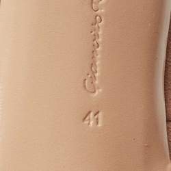 Pre Owned Gianvito Rossi Beige Suede Gianvito Pointed Toe Pumps Size 41