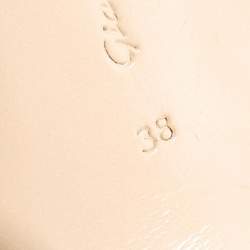 Pre Owned Gianvito Rossi Black Leather Vamp Round Toe Booties Size 38